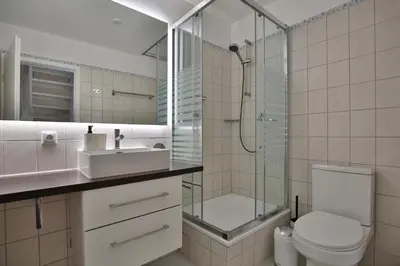 Ein Badezimmer in der Unterkunft Gorch-Fock-Park Haus 57 Gorch-Fock-Park 57 Appartement 26
