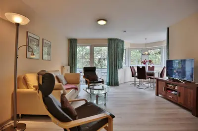 TV/Unterhaltungsangebot in der Unterkunft Kurparkresidenz-Timmendorfer Strand Kurparkresidenz-Timmendorfer Strand Appartement 25