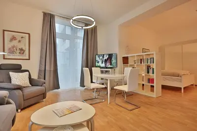 TV/Unterhaltungsangebot in der Unterkunft Villa Demory Villa Demory Appartement 6