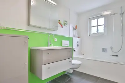 Ein Badezimmer in der Unterkunft Am Rosenhain 6 Am Rosenhain 6 Appartement 5