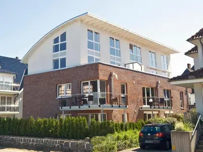 Das Gebäude in dem sich die Ferienwohnung befindet