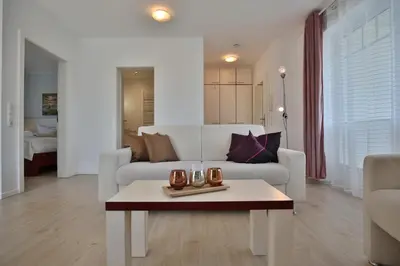 Ein Sitzbereich in der Unterkunft Villa Marisol Villa Marisol Appartement 3