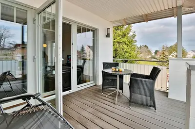 Ein Balkon oder eine Terrasse in der Unterkunft Villa Marisol Villa Marisol Appartement 4