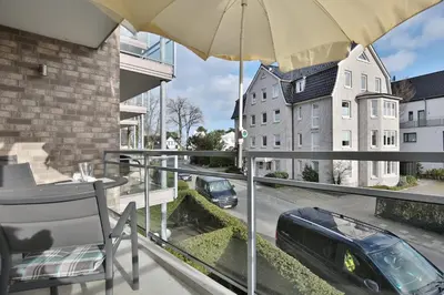 Das Gebäude in dem sich die Ferienwohnung befindet