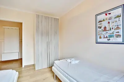 Ein Bett oder Betten in einem Zimmer der Unterkunft Domizil am Meer Domizil am Meer Appartement 07