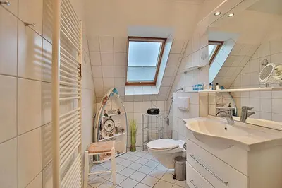 Ein Badezimmer in der Unterkunft Domizil Strandburg Domizil Strandburg Appartement 26 Sonneneck