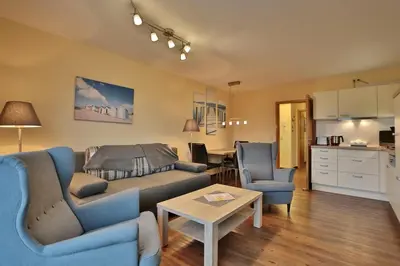 Küche/Küchenzeile in der Unterkunft Am Elchgrund, im Brook 9 Am Elchgrund Im Brook 9 Appartement 07