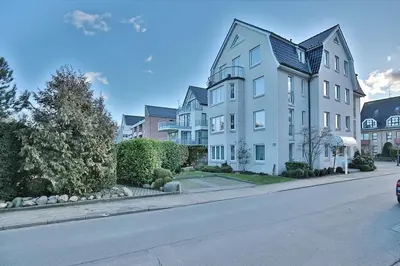 Das Gebäude in dem sich die Ferienwohnung befindet