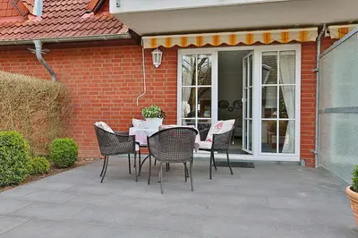 Ein Patio oder anderer Außenbereich in der Unterkunft Domizil Gartenstraße Domizil Gartenstraße 4 Appartement 2
