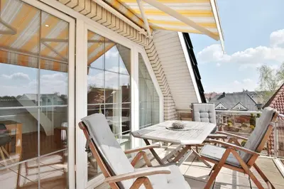 Ein Balkon oder eine Terrasse in der Unterkunft Baltic Lodge Baltic Lodge Appartement 6