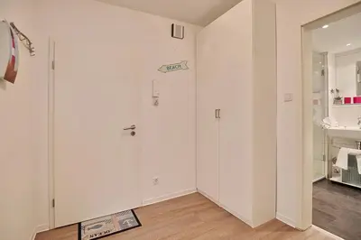 Ein Badezimmer in der Unterkunft Domizil Strandallee 30 Domizil Strandallee 30 Appartement 01