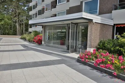 Das Gebäude in dem sich die Ferienwohnung befindet