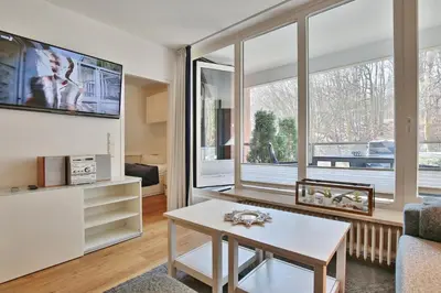TV/Unterhaltungsangebot in der Unterkunft Strandresidenz Timmendorfer Strand Strandresidenz Appartement 101
