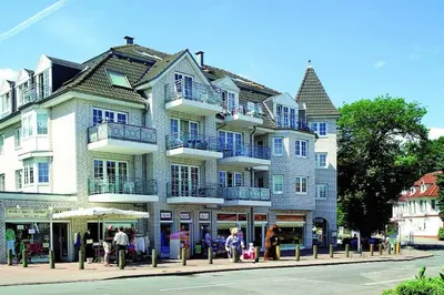 Das Gebäude in dem sich die Ferienwohnung befindet