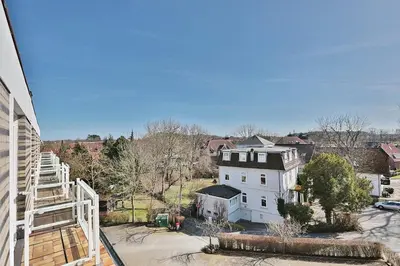 Das Gebäude in dem sich die Ferienwohnung befindet