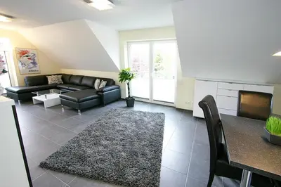 Ein Sitzbereich in der Unterkunft Villa Mare Villa Mare Appartement 4