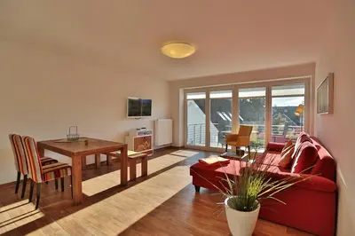 TV/Unterhaltungsangebot in der Unterkunft Die Wolburg Die Wolburg Appartement 6