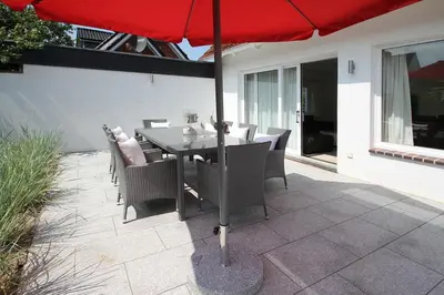 Ein Patio oder anderer Außenbereich in der Unterkunft Ferienhaus Kiki Ferienhaus Kiki