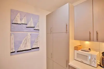 Küche/Küchenzeile in der Unterkunft Am Elchgrund Am Elchgrund 7 Appartement 5