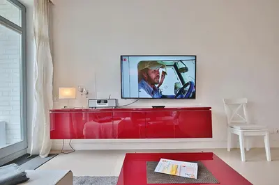 TV/Unterhaltungsangebot in der Unterkunft Kurpromenade 6 Kurpromenade 6 Appartement 4