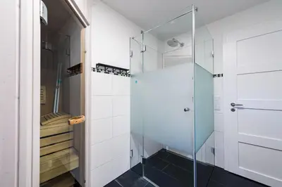 Ein Badezimmer in der Unterkunft Ferienappartement Boye71 Ferienappartement Boye71
