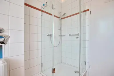 Ein Badezimmer in der Unterkunft Wohnpark am Mühlenteich Wohnpark am Mühlenteich Appartement 46