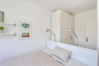 Ein Bett oder Betten in einem Zimmer der Unterkunft Domizil Strandallee 30 Domizil Strandallee 30 Appartement 32