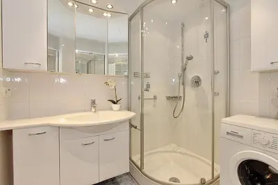 Ein Badezimmer in der Unterkunft Domizil Strandallee 30 Domizil Strandallee 30 Appartement 32