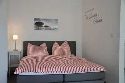 Ein Bett oder Betten in einem Zimmer der Unterkunft Kurparkresidenz-Timmendorfer Strand Kurparkresidenz-Timmendorfer Strand Appartement 23