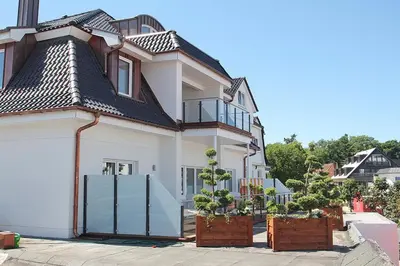 Das Gebäude in dem sich die Ferienwohnung befindet