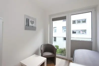 Ein Sitzbereich in der Unterkunft Villa Stern Villa Stern Appartement 10