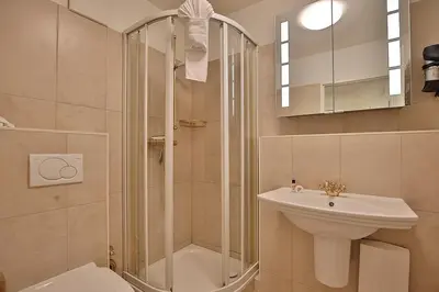 Ein Badezimmer in der Unterkunft Kurparkresidenz-Timmendorfer Strand Kurparkresidenz-Timmendorfer Strand Appartement 27