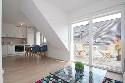 Küche/Küchenzeile in der Unterkunft Ferienanlage Bergstrasse 6 Ferienanlage Bergstrasse 6 Appartement 7