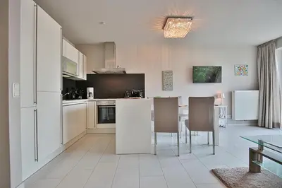 Küche/Küchenzeile in der Unterkunft Die Wolburg Die Wolburg Appartement 10