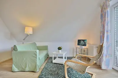 TV/Unterhaltungsangebot in der Unterkunft Gorch-Fock-Straße 20a Gorch-Fock-Straße 20a Appartement 2