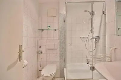 Ein Badezimmer in der Unterkunft Maison Baltique Niendorf Maison Baltique Appartement 13