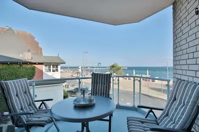 Ein allgemeiner Meerblick oder ein Meerblick von der Ferienwohnung aus
