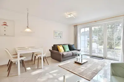 Ein Sitzbereich in der Unterkunft Gorch-Fock-Park Haus 57 Gorch-Fock-Park 57 Appartement 13