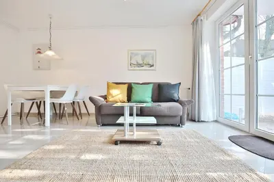 Ein Sitzbereich in der Unterkunft Gorch-Fock-Park Haus 57 Gorch-Fock-Park 57 Appartement 13