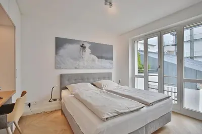 Ein Bett oder Betten in einem Zimmer der Unterkunft Seaside Seaside Appartement 18