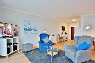 TV/Unterhaltungsangebot in der Unterkunft Haus Seebrücke Haus Seebrücke Appartement 03