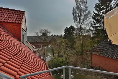 Das Gebäude in dem sich die Ferienwohnung befindet