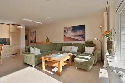 Ein Sitzbereich in der Unterkunft Wohldkamp 4 Wohldkamp 4 Appartement 04