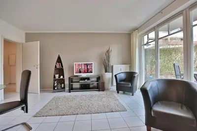 Ein Sitzbereich in der Unterkunft Haus Strandstrasse Strandstrasse 150 Appartement 2