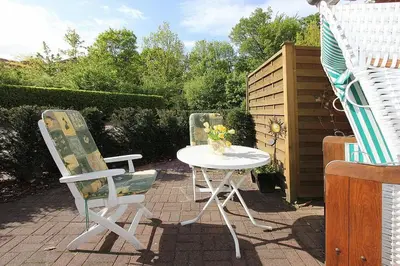Ein Balkon oder eine Terrasse in der Unterkunft Am Rosenhain 23 Am Rosenhain 23 Appartement 01