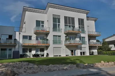 Das Gebäude in dem sich die Ferienwohnung befindet