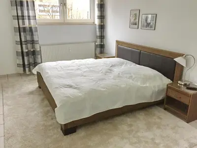 Ein Bett oder Betten in einem Zimmer der Unterkunft Haus am Ahornweg 6 Haus am Ahornweg 6 Appartement Stressless