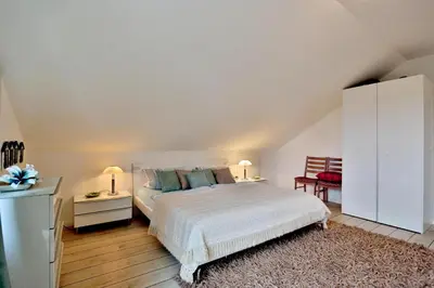 Ein Bett oder Betten in einem Zimmer der Unterkunft Haus an der Strandallee 112 Haus an der Strandallee 112 Appartement 8