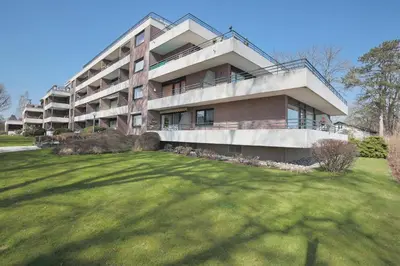 Das Gebäude in dem sich die Ferienwohnung befindet