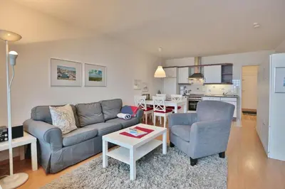 Küche/Küchenzeile in der Unterkunft Haus Windrose Windrose Appartement 11